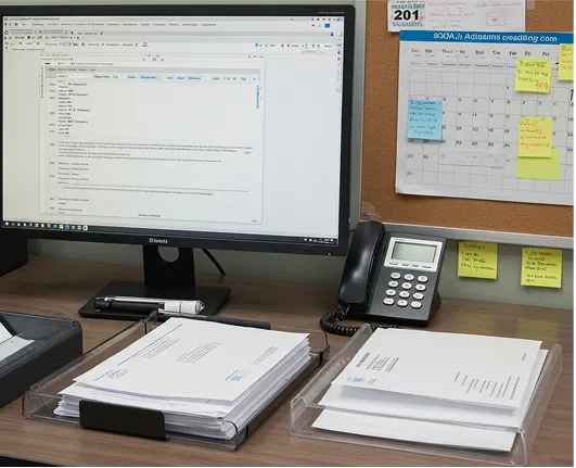 Admission processing desk