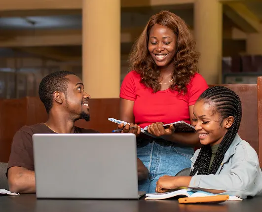 Learners preparing for tests